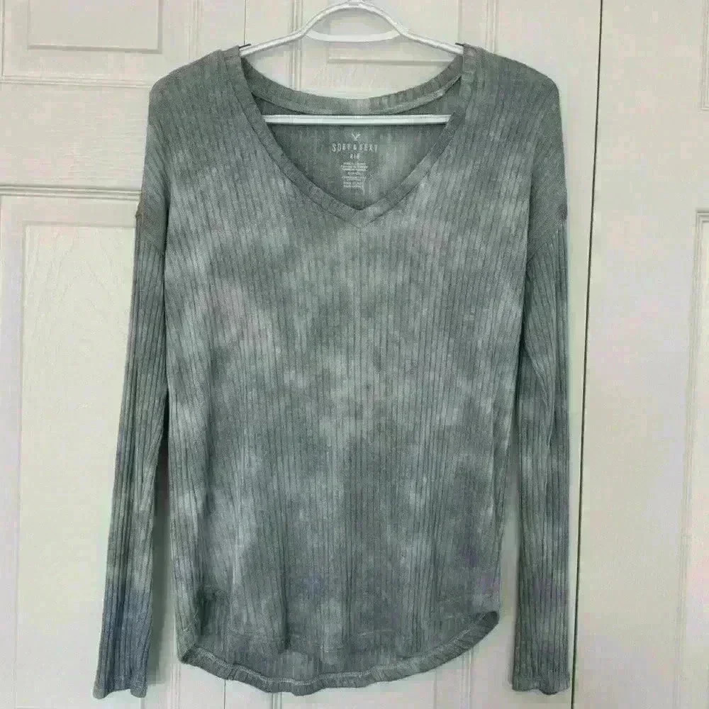 American Eagle Soft & Sexy Rib Long Sleeve